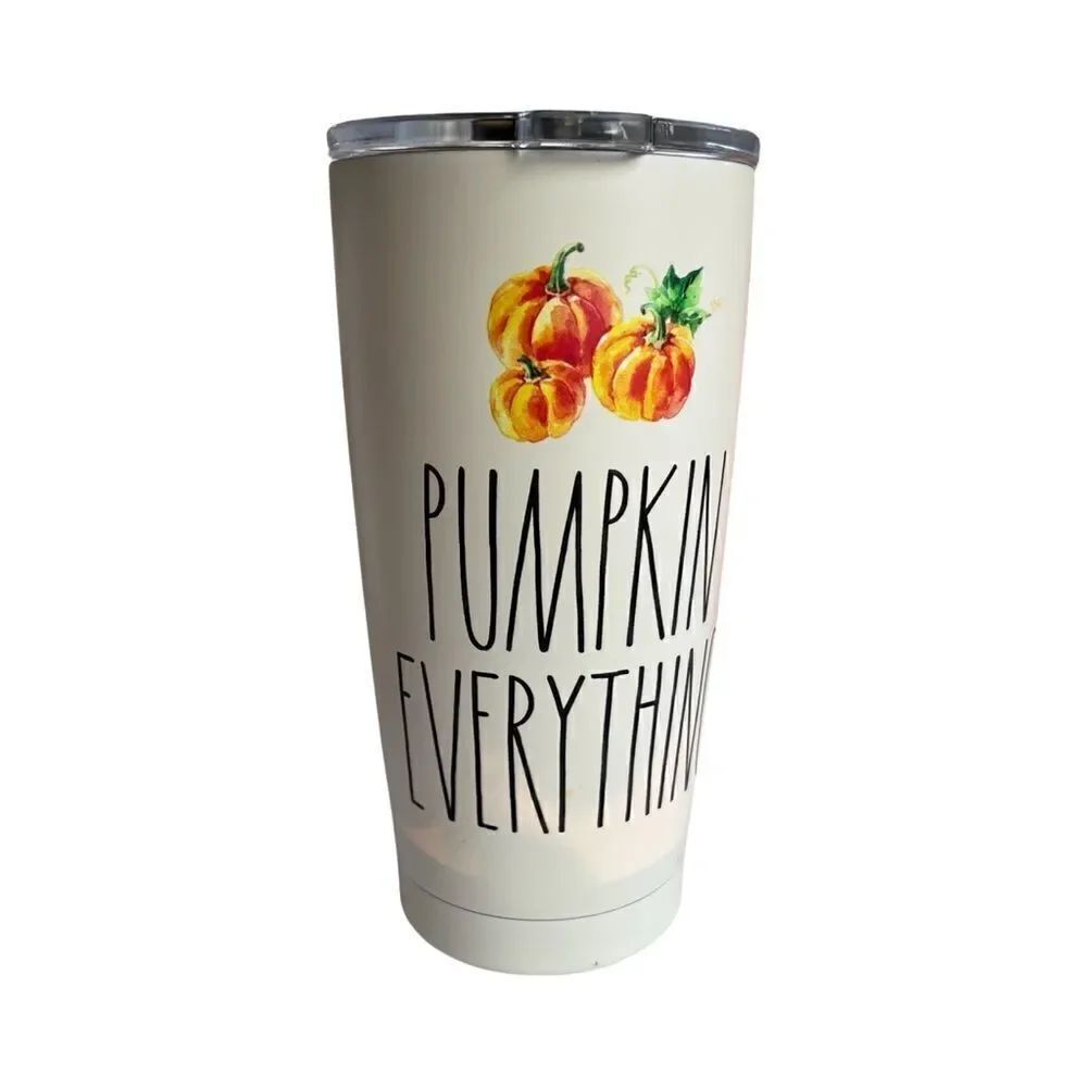 Rae Dunn PUMPKIN EVERYTHING - Insulated Stainless Steel Travel Tumbler NWT